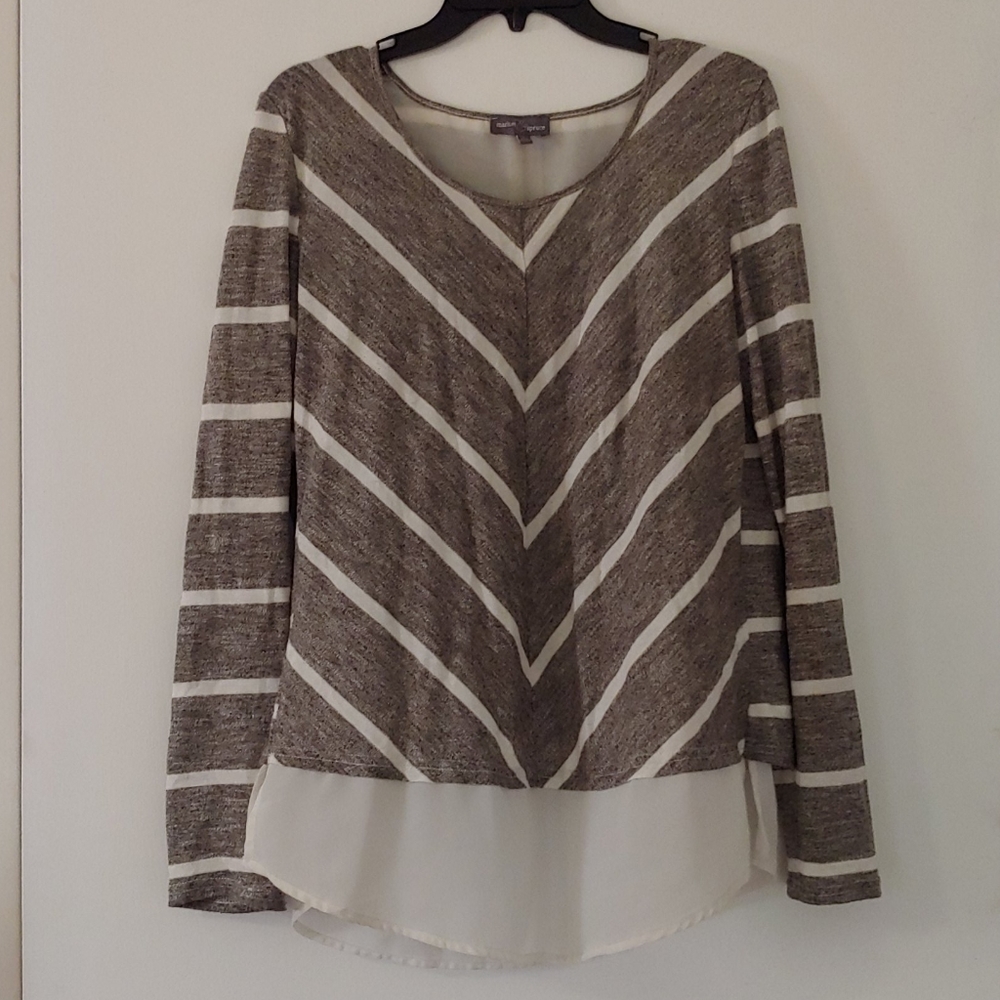 Long-sleeved Market & Spruce top